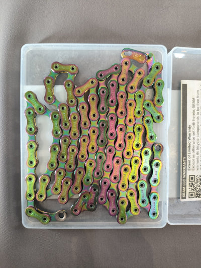 SRAM XX1 Eagle 12‑Speed Chain – HollowPin • Rainbow Finish 113L NEW