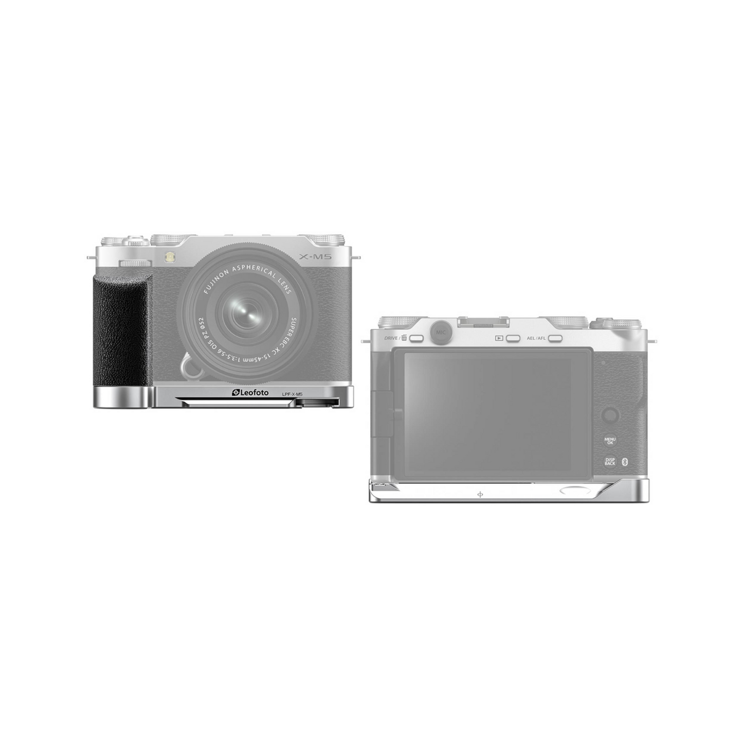 Leofoto LPF-X-M5 L Plate for Fujifilm X-M5 | Arca Compatible
