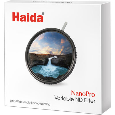 Haida Variable ND NanoPro Filter 67mm (4 to 9 stops)