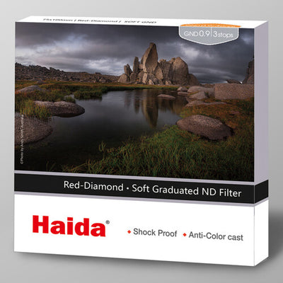 Haida M7 Soft Grad ND0.9 Red Diamond Filter 75x100mm