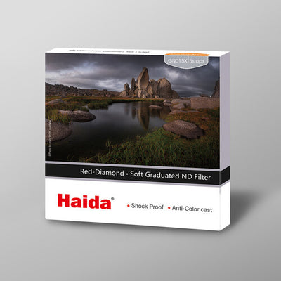 Haida M7 Soft Grad ND1.5 Red Diamond Filter 75x100mm