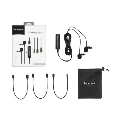 Saramonic LavMicro+DC2M with Headphone
