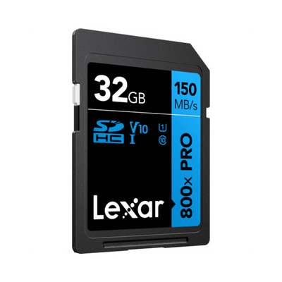 Lexar 32GB 800x PRO UHS-I SDHC Memory Card (BLUE Series)