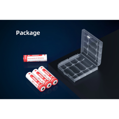 XTAR AA Ni-MH 2500mAh 1.2V Rechargeable Battery (4 pcs)