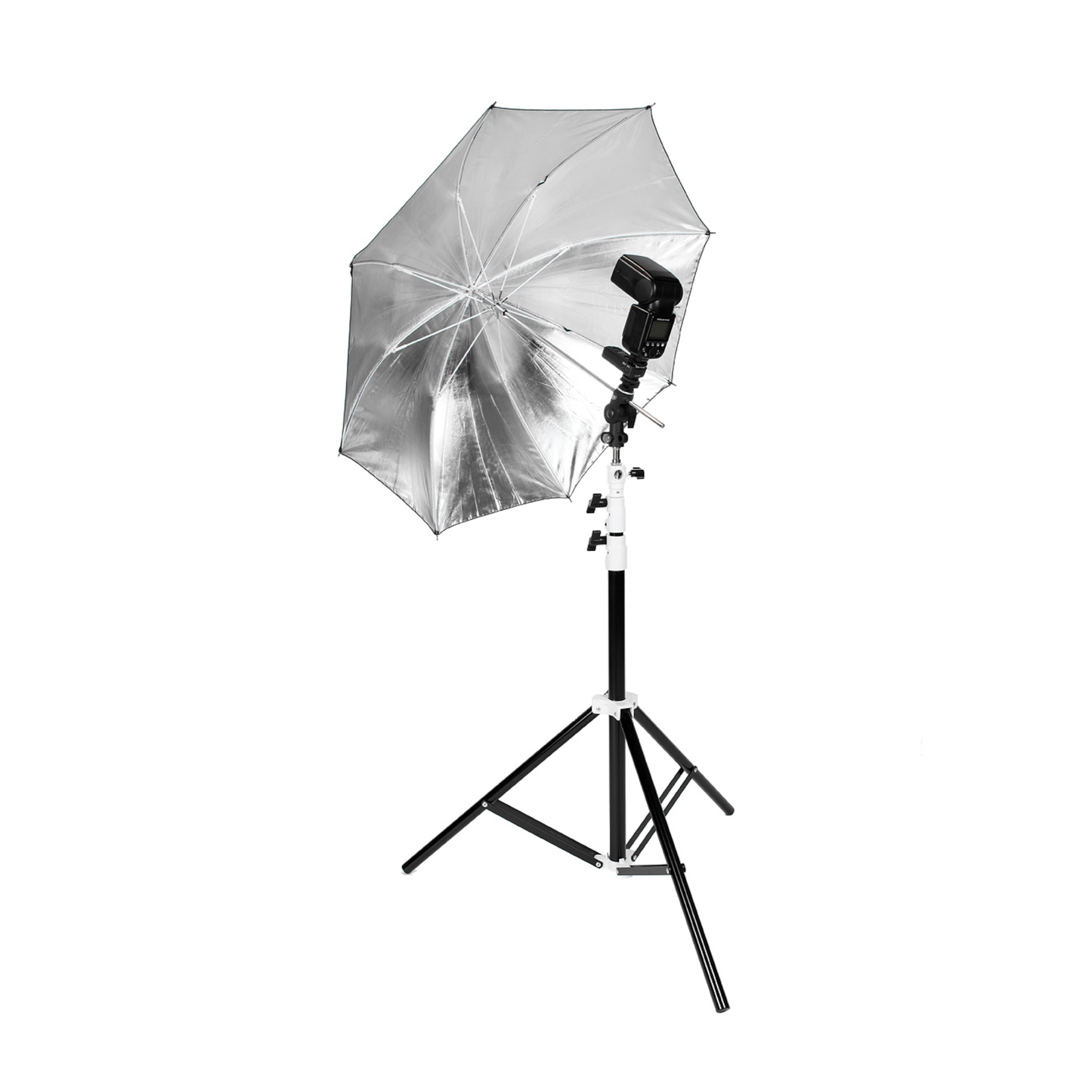 Flash Shoe Umbrella Holder Swivel Light Stand Bracket D
