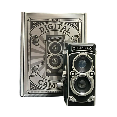 CHUZHAO 12MP TLR Digital Twin Lens Reflex Retro Style Camera