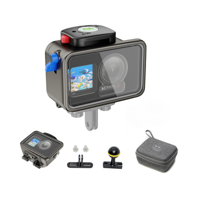 Sea Frogs 200M/656FT Underwater Action Camera Housing For Dji Action 5/4/3