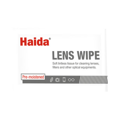 Haida Pre-Moistened Lens Wipes (20-Pack)