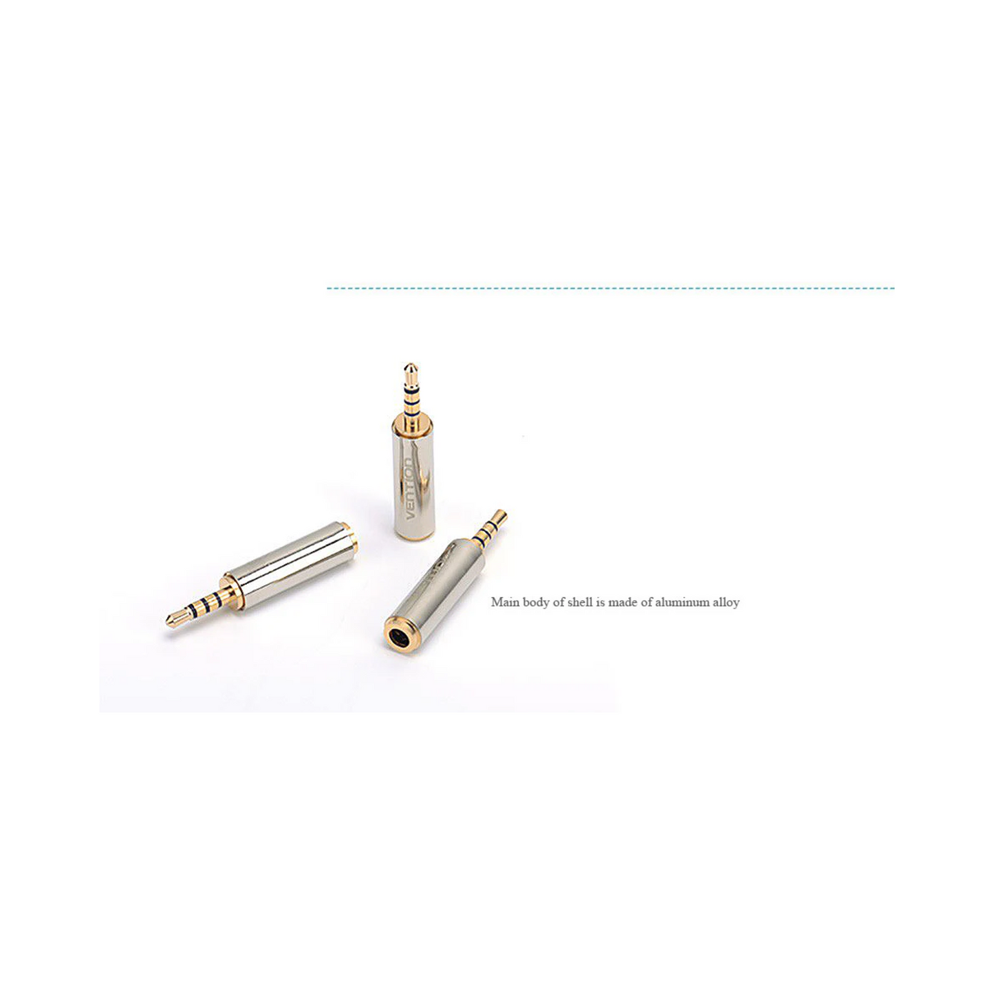 Vention 2.5mm Male to 3.5mm Female Audio Adapter