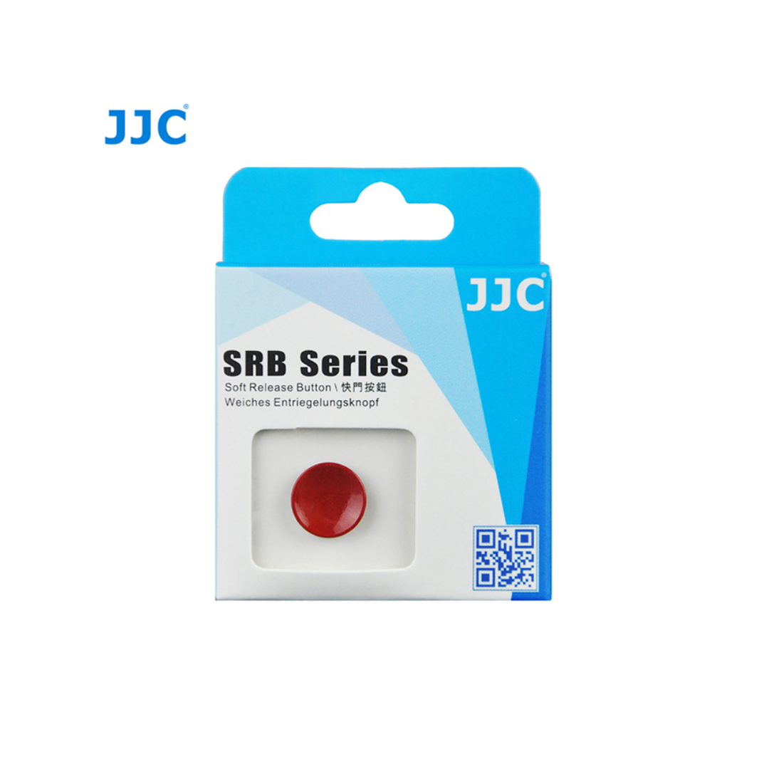 JJC Soft Release Button Concave Dark Red