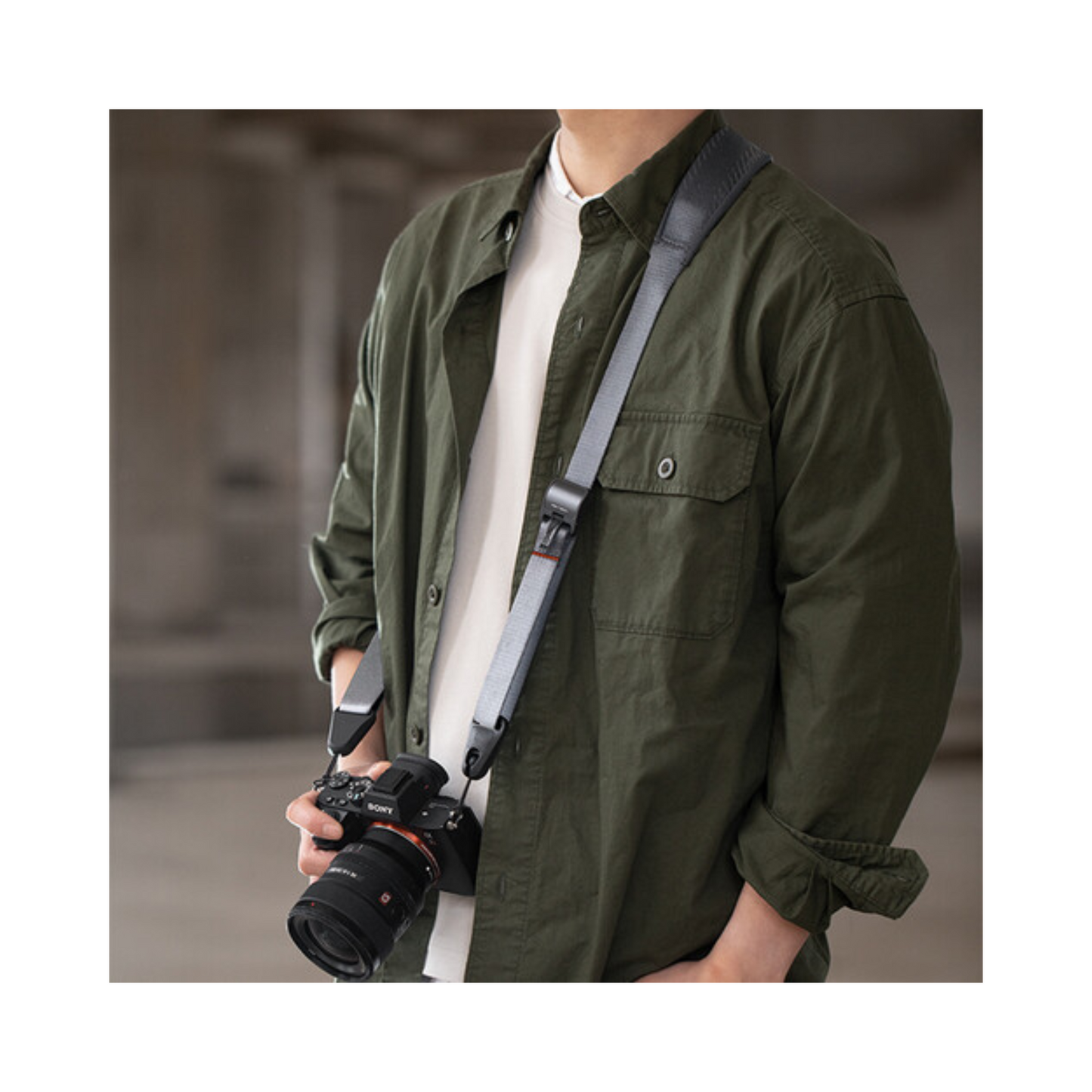 PGYTECH Camera Shoulder Strap (Rock Gray)