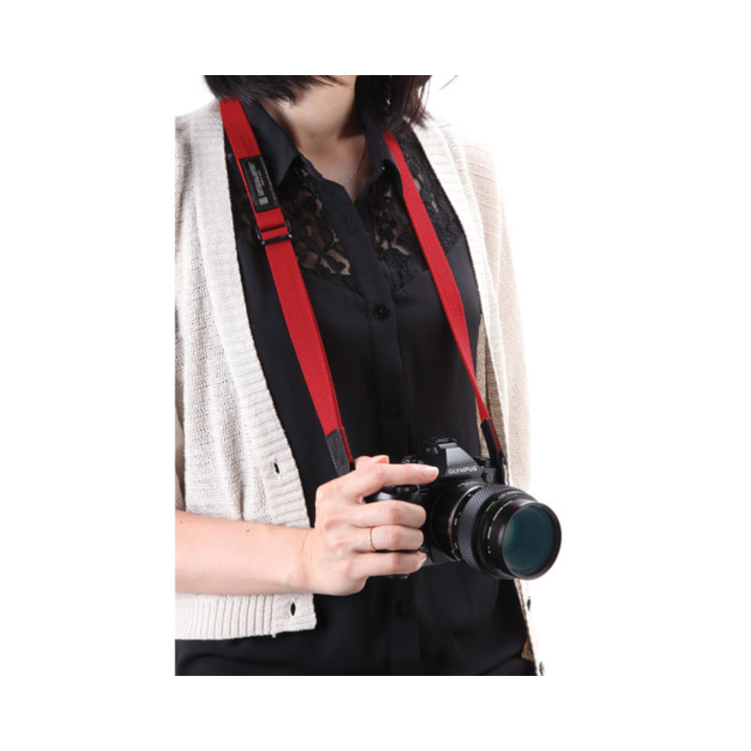 Artisan & Artist Acrylic Camera Strap Acam-108 (Red)