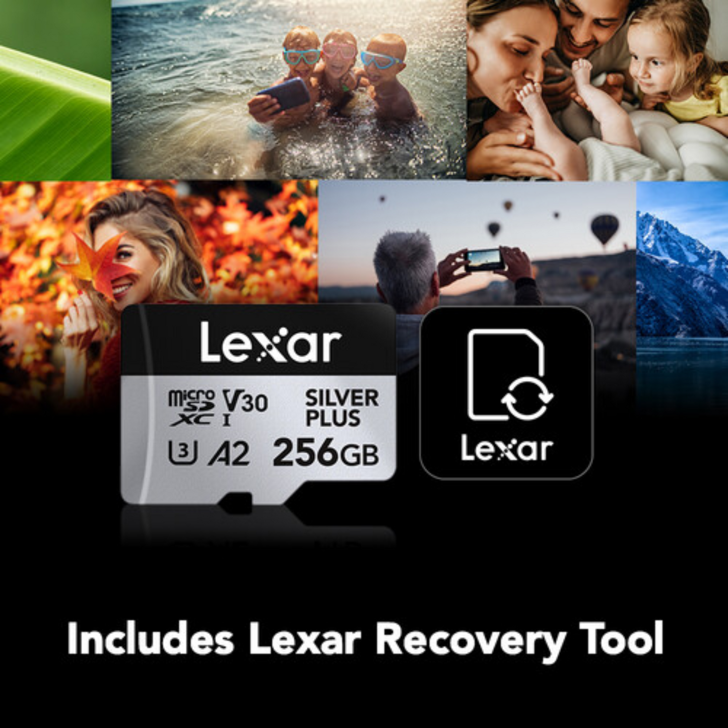 Lexar MicroSD Silver Plus V30 UHS-I 256GB