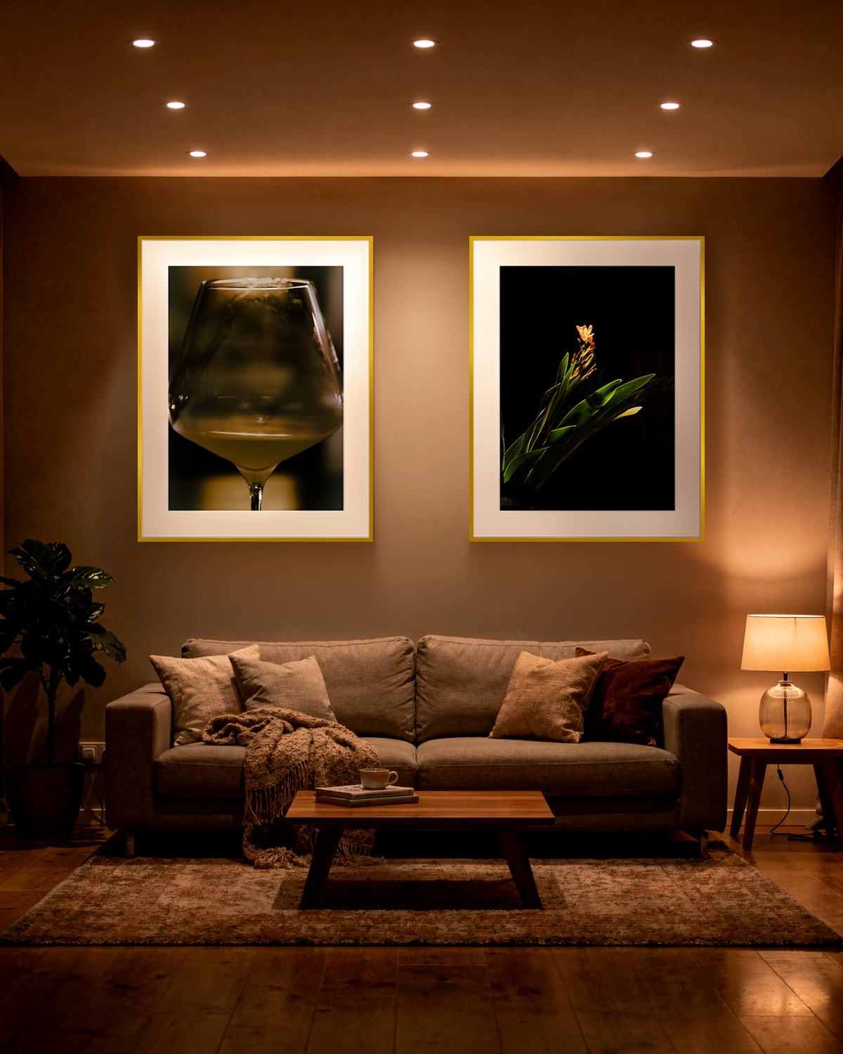 Wide Wine Glass