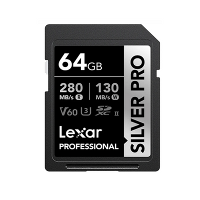 Lexar SD Card Silver Pro V60 UHS-II 64GB