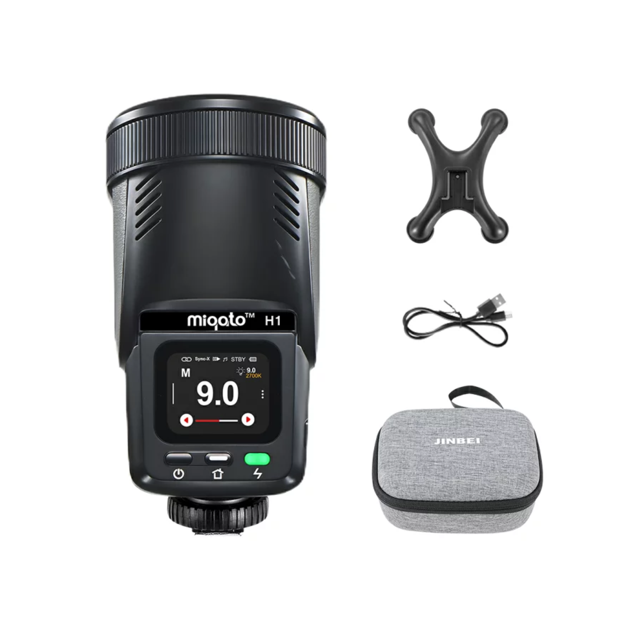 Jinbei H1-Led Speedlite Black - Main Image