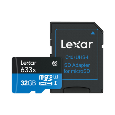 Lexar MicroSD 633x UHS-1 V10 32gb
