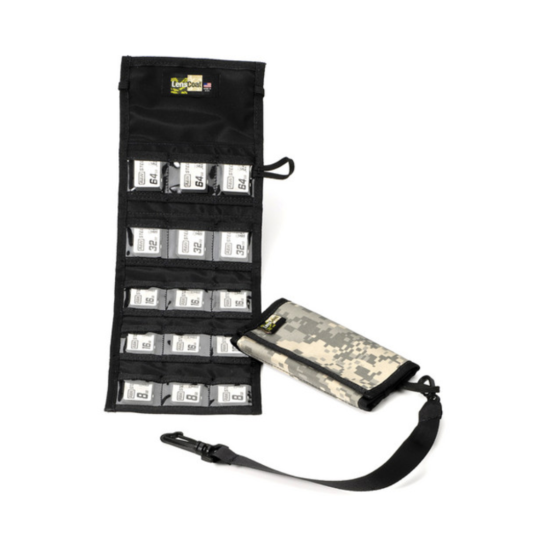 LensCoat Memory Wallet SD15 Digital Camo