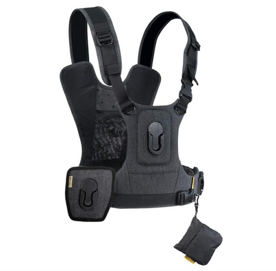 G3 Dual Camera Harness for 2 Camera's Gray