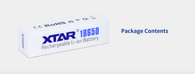 XTAR 18650 Rechargeable Battery 3500mAh with PCB