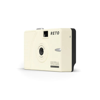 Reto Ultra Wide and Slim 22mm Film Camera (Cream)