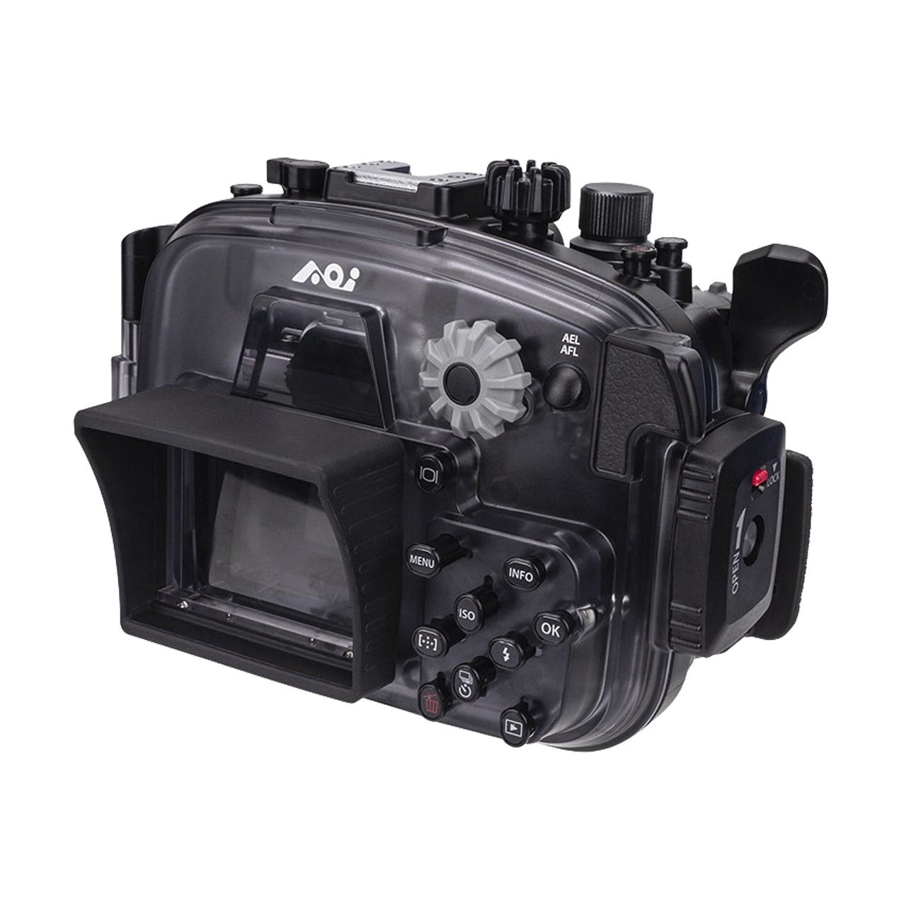 AOI UH-EM10IV Underwater Housing for Olympus OM-D E-M10 Mark IV (Black)