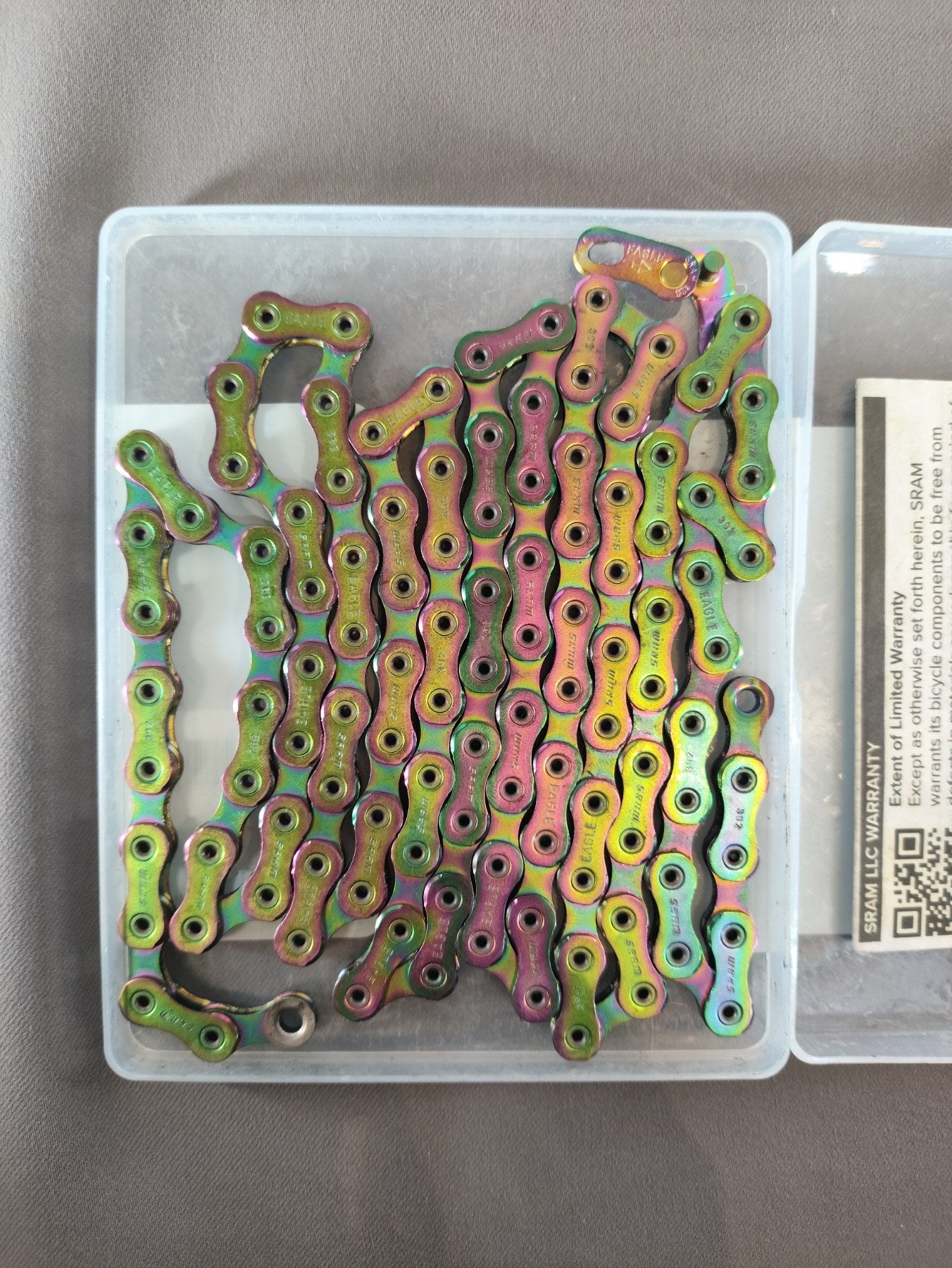 SRAM XX1 Eagle 12‑Speed Chain – HollowPin • Rainbow Finish 113L NEW