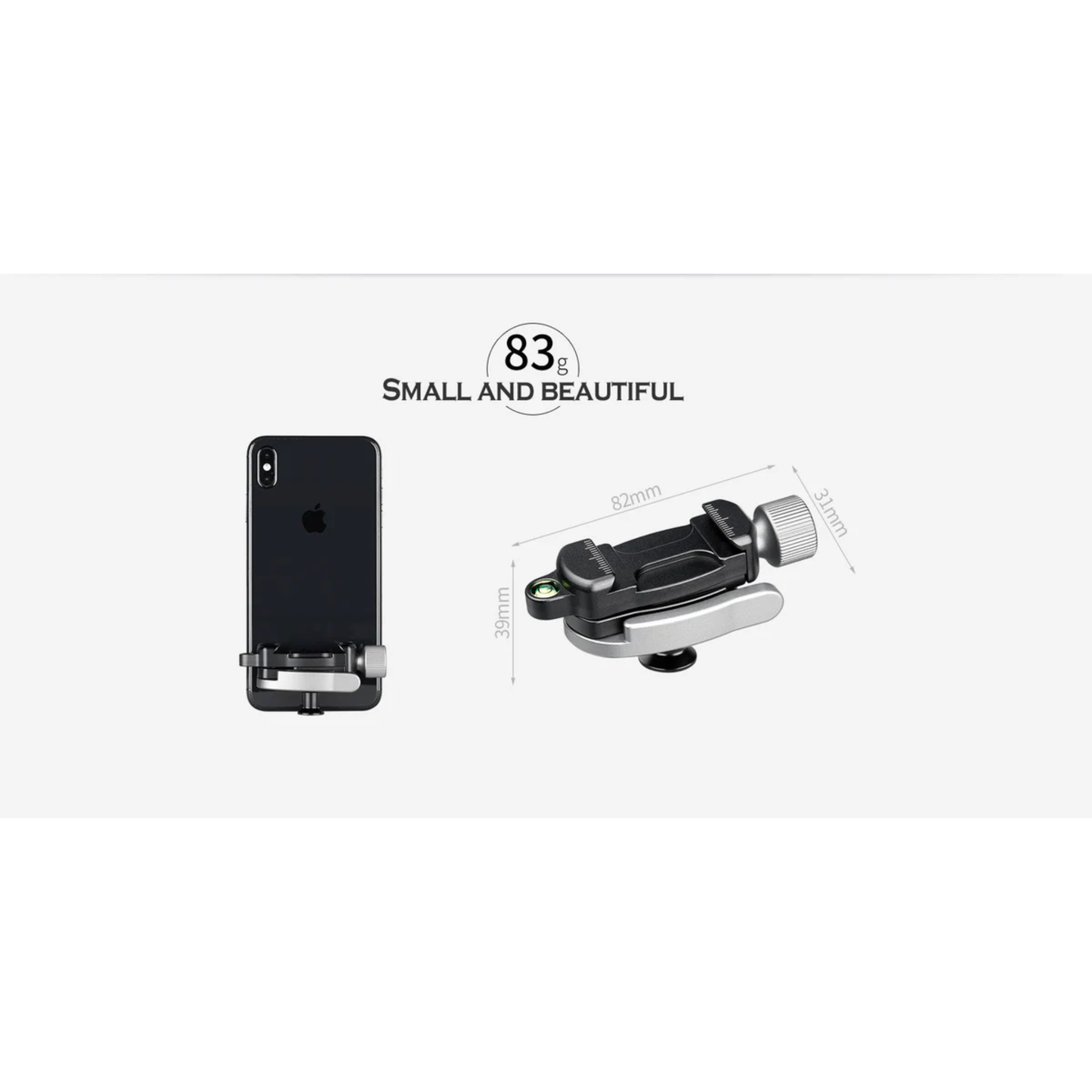 Leofoto Multipurpose Clamp Kit FA-01+ MBC-18 + PC-90II Mini Ballhead with Phone Clamp and Hot Shoe for Camera