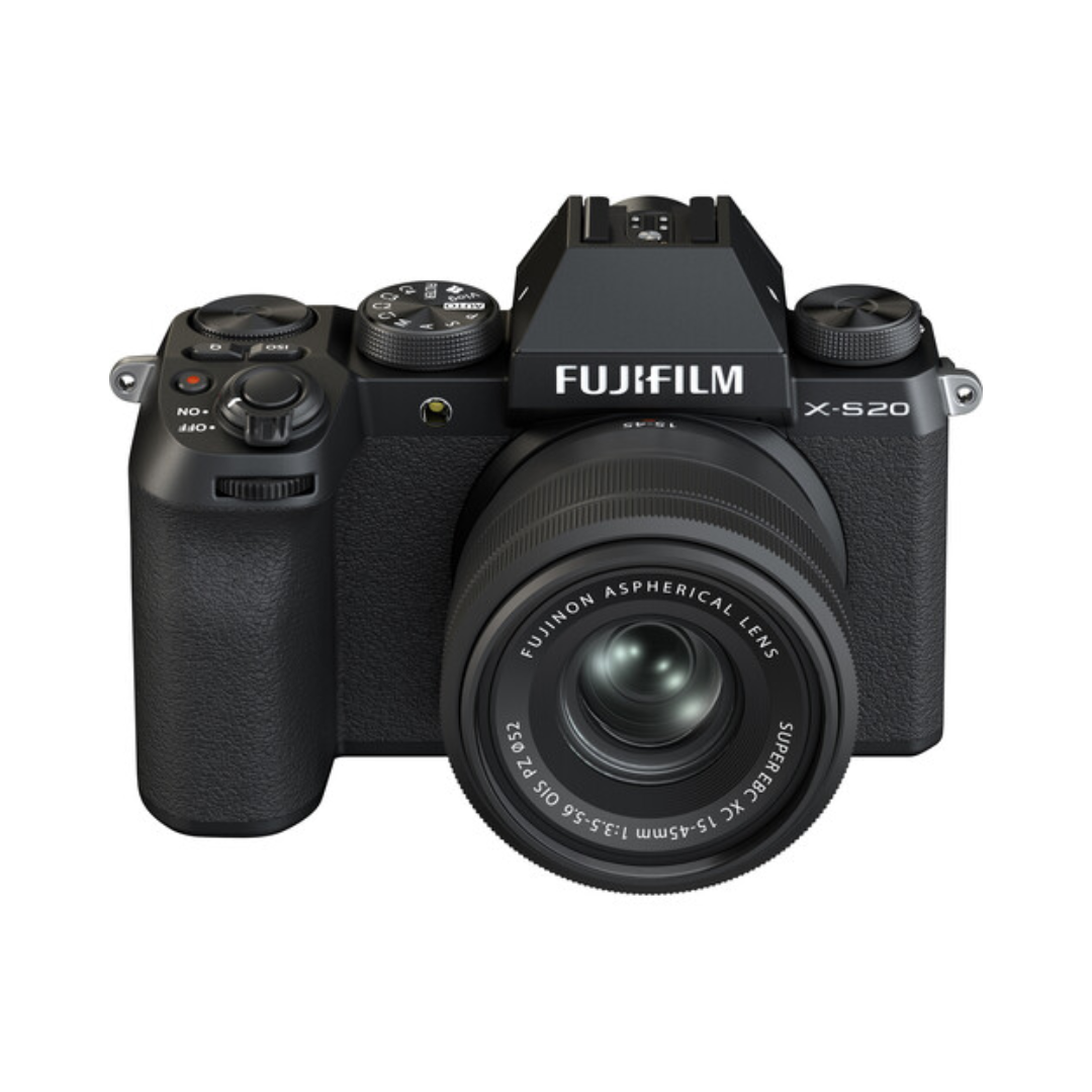 FUJIFILM X-S20 Mirrorless Camera with 15-45mm Lens (Black)