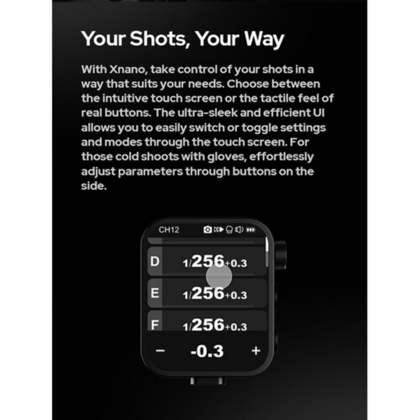 Godox X3 S Touchscreen TTL Wireless Flash Trigger for Sony