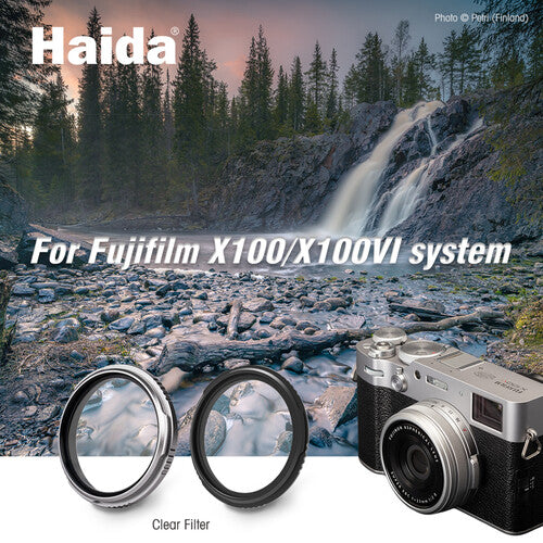 Haida Clear NanoPro Filter for Fuji X100 Series (Silver)