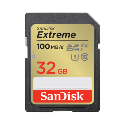 SanDisk Extreme SD UHS-I Card 100Mbps - 32GB