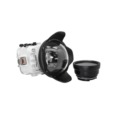 SeaFrog Underwater Housing for Sony A6xxx series Salted Line with 6" Dry dome port White