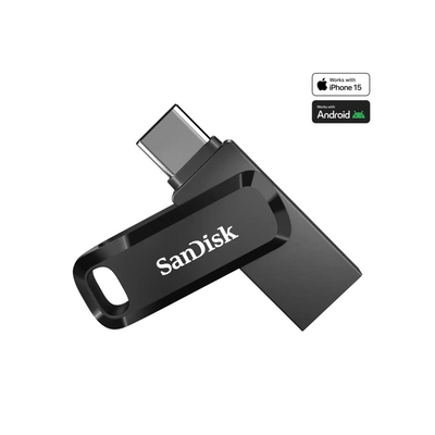 SanDisk Ultra Dual Drive Go USB Type-C™ 300Mbps - 64GB (Black)