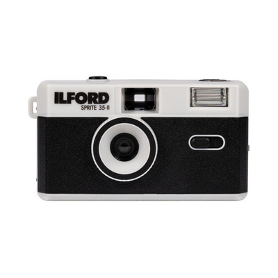 Ilford Sprite 35-II Film Camera (Black & Silver)