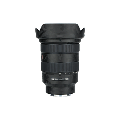 Anti-Scratch Skin for Sony FE 16-35 f/2.8 GM (Shadow Black)