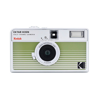 Kodak Ektar H35N Half-Frame Film Camera (Striped Green)