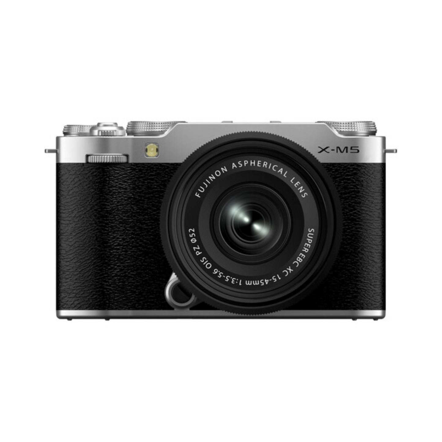 Fujifilm X-M5 Mirrorless Camera with XC 15-45mm f/3.5-5.6 Lens (Silver)