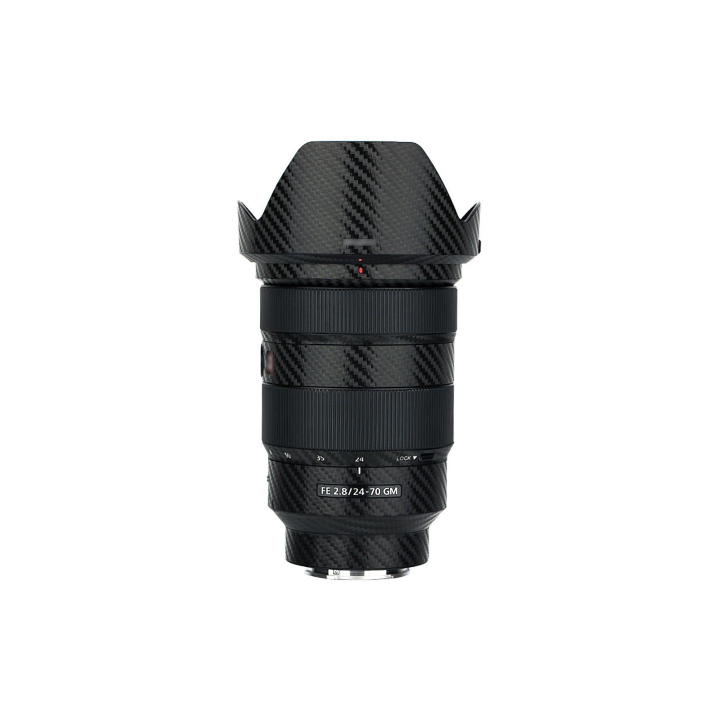 Anti-Scratch Skin for Sony FE 24-70 f/2.8 GM (Carbon Fiber Black)