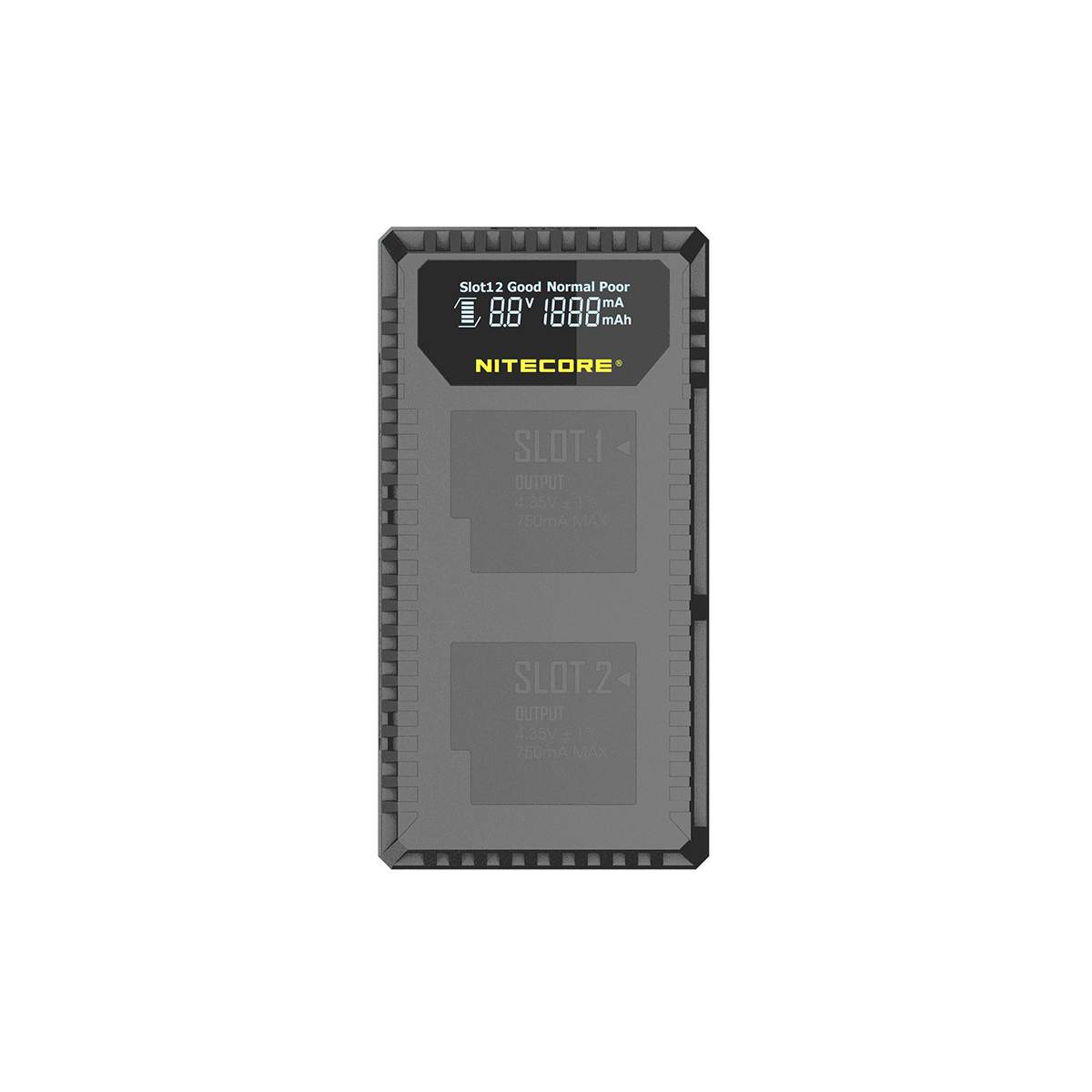 Nitecore UGP5 Dual Slot USB Charger for Gopro Hero5 Battery