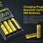 Nitecore UM4 4 Slot USB INTELLIGENT Charger for AA/AAA/18650 Battery