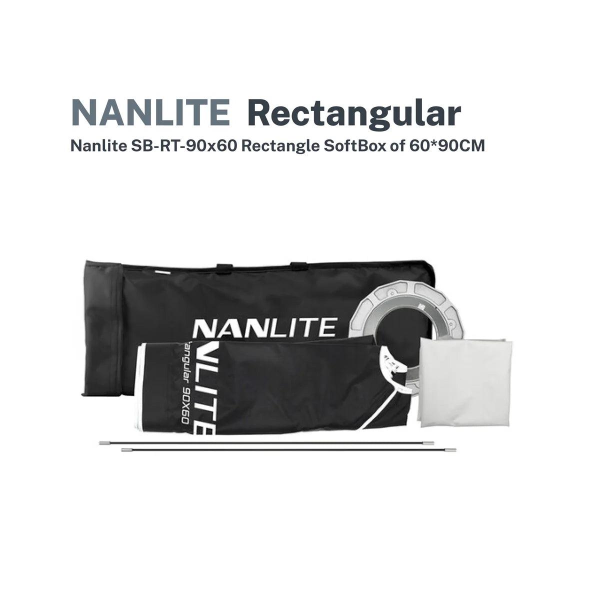 Nanlite Rectangle Softbox 60x90cm