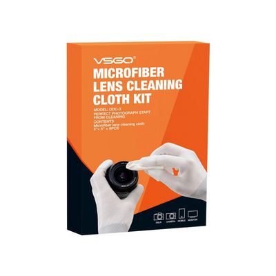 VSGO Microfiber Lens Cleaning Cloth Kit (DDC-3)