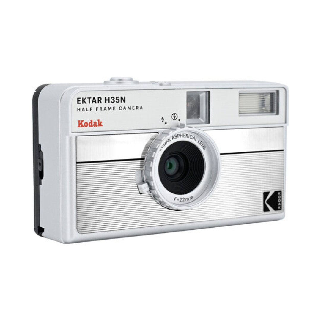 Kodak Ektar H35N Half-Frame Film Camera (Striped Silver)