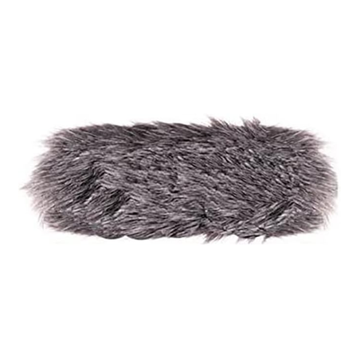 Furry Dead Cat Professional Microphone Wind Muff (Full Size) - (L) 7.25" x (W) 3.625" - 1" Opening - (184mm x 92mm) - 25mm Opening