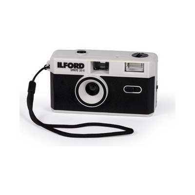 Ilford Sprite 35-II Film Camera (Black & Silver)