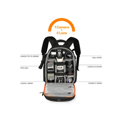 K&F Multi-functional Camera Bag V3 + Cleaning Kit (5.5L)