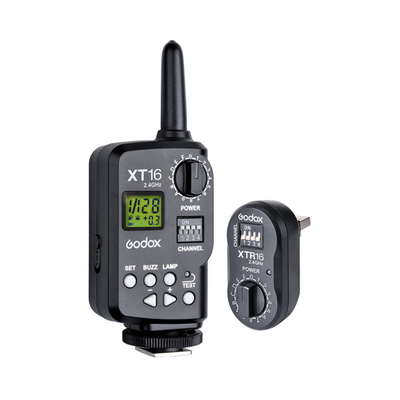 Godox XT-16 Wireless Power-Control Flash Trigger 2.4G (Transmitter and Receiver)