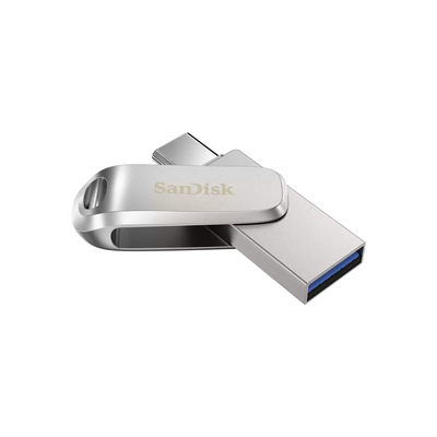 SanDisk Ultra Dual Drive Luxe USB Type-C™ Flash Drive 150Mbps - 32GB (Silver)