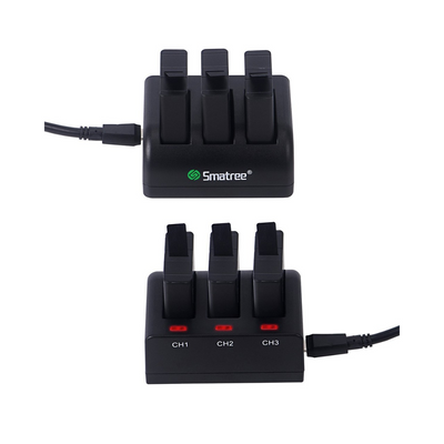 Smatree Charger set with 3 extra battery for Hero 8